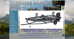 Desktop Screenshot of lakesidemarinepa.com